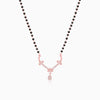 Rose Gold Harmony Drop Mangalsutra Necklace